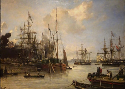 Rotterdam vue du port 1856